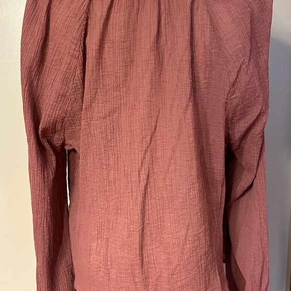 EUC Free People rose blouse Large - Picture 2 of 3